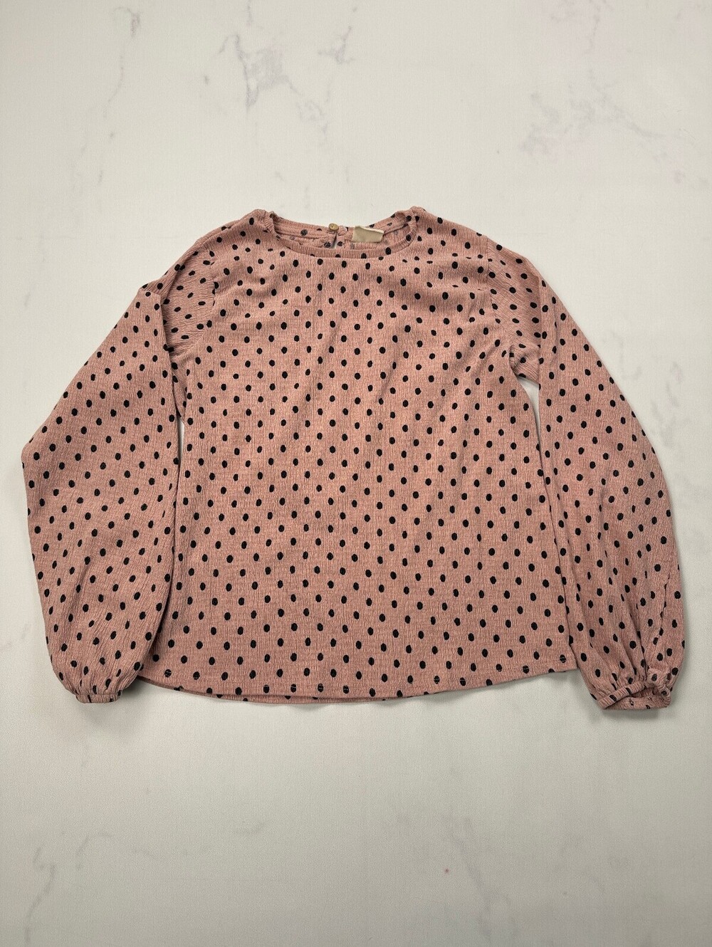 Zara Kids Blouse Pink Contemporary Modern Romantic - Girls 11/12